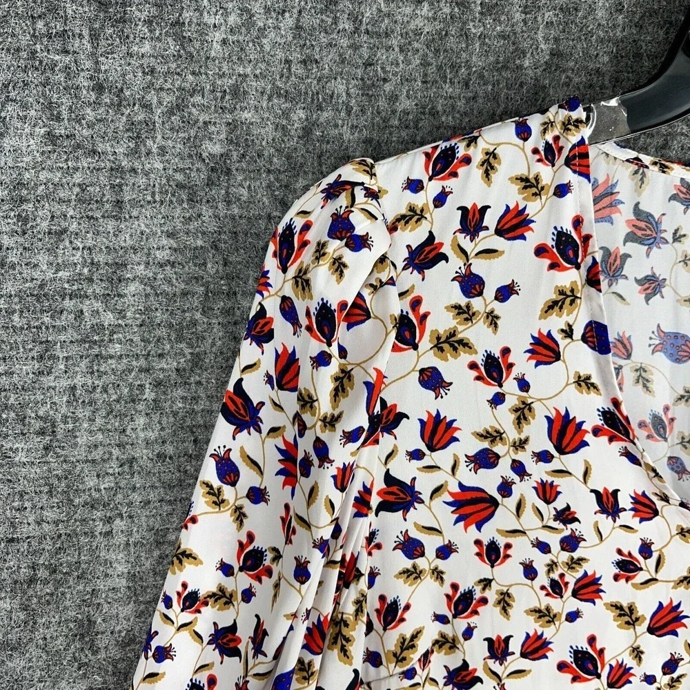 Banana Republic‎ Blouse Womens L Ditzy Floral Long Sleeve Romantic Feminine Chic